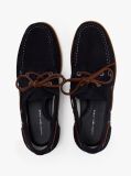 Blue Suede Boat Shoes  Men