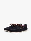 Blue Suede Boat Shoes  Men