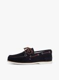 Blue Suede Boat Shoes  Men