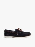 Blue Suede Boat Shoes  Men