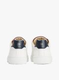 Άσπρο Δερμάτινα Sneakers Cupsole  Άνδρες