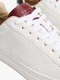 Άσπρο Δερμάτινα Sneakers Cupsole  Άνδρες
