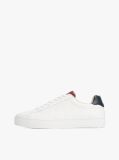 Άσπρο Δερμάτινα Sneakers Cupsole  Άνδρες
