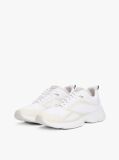 White Modern Runner Logo Trainers  Men