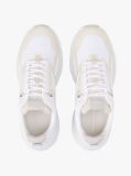 White Modern Runner Logo Trainers  Men