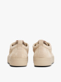 Beige Suede Moc Toe Lightweight Shoes  Men