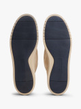 Beige Suede Moc Toe Lightweight Shoes  Men