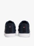 Blue Debossed Logo Trainers  Men