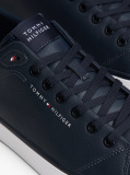 Blue Debossed Logo Trainers  Men