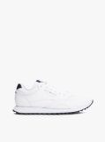 White Contrast Heel Logo Cleat Trainers  Men