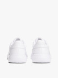 Άσπρο Άνετα Δερμάτινα Sneakers  Άνδρες
