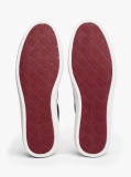 Black Leather Cupsole Trainers  Men