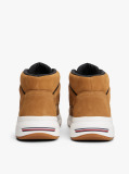 Khaki Leather Hybrid Boots  Men