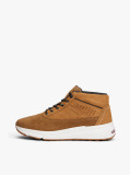 Khaki Leather Hybrid Boots  Men
