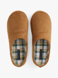 Khaki Logo Warm Lined Slippers  Men