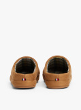 Khaki Logo Warm Lined Slippers  Men