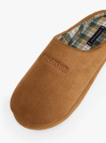 Khaki Logo Warm Lined Slippers  Men