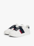 Beige Mixed Texture Fine Cleat Trainers  Men