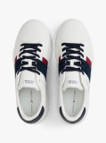 Beige Mixed Texture Fine Cleat Trainers  Men