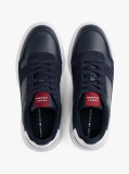 Blue Leather Fine-Cleat Trainers  Men