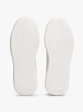 Beige Leather Fine-Cleat Trainers  Men