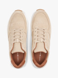 Μπεζ Υβριδικά Sneakers Από Σουέτ  Άνδρες