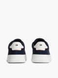 Μπλε Σουέτ Sneakers Με Ανάγλυφο Λογότυπο  Άνδρες