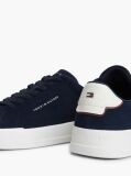 Μπλε Σουέτ Sneakers Με Ανάγλυφο Λογότυπο  Άνδρες