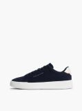 Μπλε Σουέτ Sneakers Με Ανάγλυφο Λογότυπο  Άνδρες