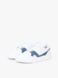 Multi Leather Contrast Panel Court Trainers  Men