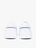 Multi Leather Contrast Panel Court Trainers  Men