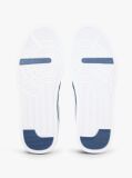 Multi Leather Contrast Panel Court Trainers  Men