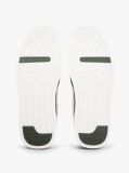 Multi Leather Contrast Panel Court Trainers  Men
