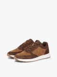Καφέ Σουέτ Sneakers Με Αντιθέσεις  Άνδρες