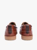 Brown Leather Cleat Lightweight Boat Shoes  Men