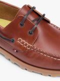 Brown Leather Cleat Lightweight Boat Shoes  Men