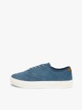 Blue Suede Hilfiger Monotype Cupsole Trainers  Men