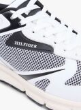 Black Logo Mixed Texture Cleat Trainers  Men