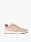 Μπεζ Σουέτ Sneakers Με Μίξη Υφών  Άνδρες