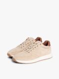 Μπεζ Σουέτ Sneakers Με Μίξη Υφών  Άνδρες