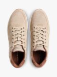 Μπεζ Σουέτ Sneakers Με Μίξη Υφών  Άνδρες