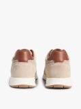 Μπεζ Σουέτ Sneakers Με Μίξη Υφών  Άνδρες