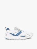 White Mixed Texture Cleat Trainers  Men