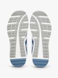 White Mixed Texture Cleat Trainers  Men