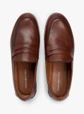 Brown Leather Flexible Loafers  Men