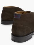 Brown Suede Lace-Up Ankle Boots  Men