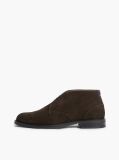 Brown Suede Lace-Up Ankle Boots  Men