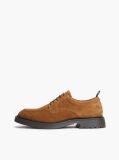 Brown Suede Lace-Up Derby Shoes  Men