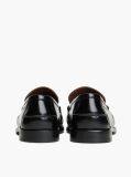 Μαύρο Δερμάτινα Loafers  Άνδρες