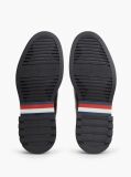 Black Leather Moc Toe Lace-Up Chukka Boots  Men